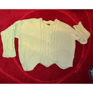 POL Chunky scallop trim sweater SZ L